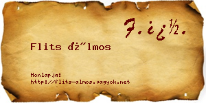 Flits Álmos névjegykártya